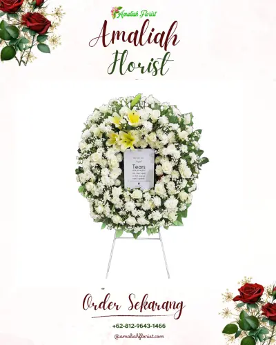 Krans Bunga Duka Cita di Wantisari